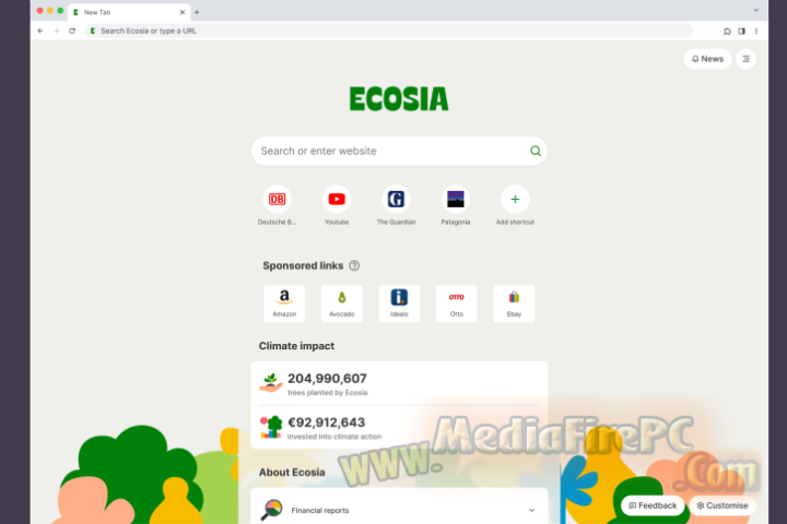 Ecosia Browser 2025 v1.0.0.31 free download
