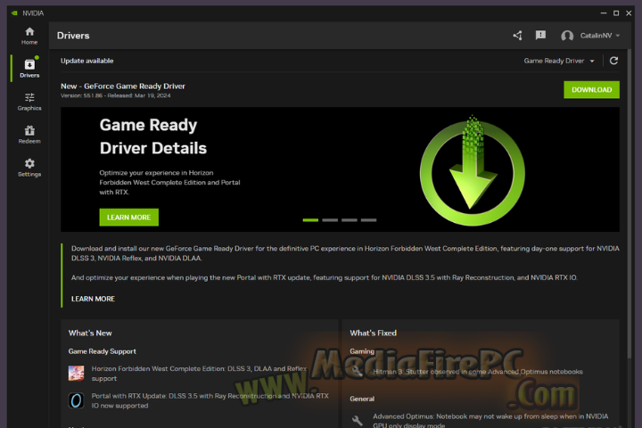 NVIDIA App 2025 v11.0.5.266 free download