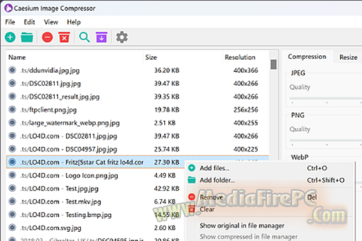 Caesium Image Compressor 2025 v2.8.5 free download