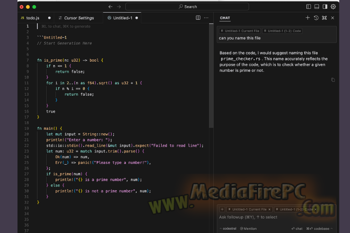 Cursor AI 2025 v1.7.54 for pc Cursor AI 2025 v1.7.54 for pc
