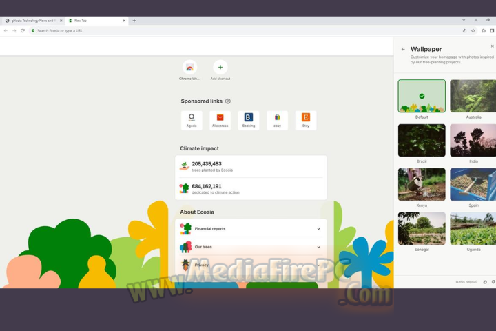 Ecosia Browser 2025 v1.0.0.31 full version