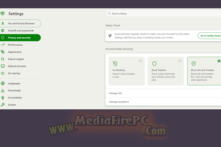 Ecosia Browser 2025 v1.0.0.31 free download