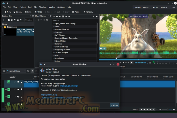 Kdenlive 2025 v25.08.3 full version Kdenlive 2025 v25.08.3 full version