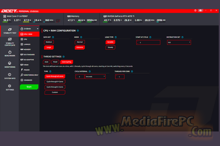 OCCT 2025 v15.0.5.99 free download