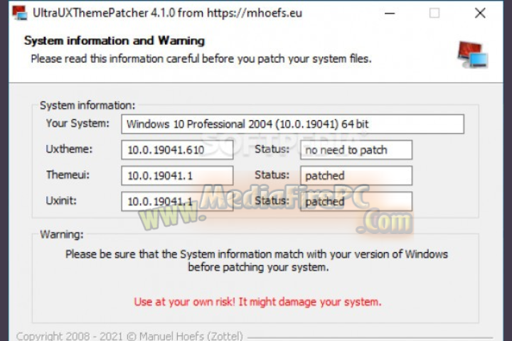 UltraUXThemePatcher 2025 v4.5.0 for pc UltraUXThemePatcher 2025 v4.5.0 for pc