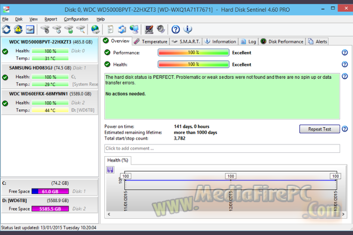 Hard Disk Sentinel Pro 2025 v6.30.5 for pc Hard Disk Sentinel Pro 2025 v6.30.5 for pc