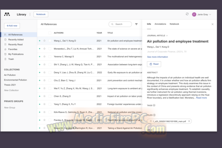 MendeleyReferenceManager 2025 v2.140.0 free download