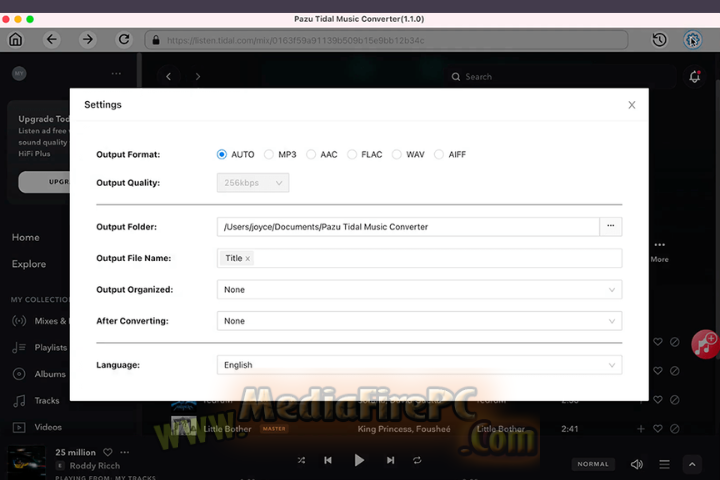 Pazu Tidal Music Converter 2025 v1.7.1 full version Pazu Tidal Music Converter 2025 v1.7.1 full version