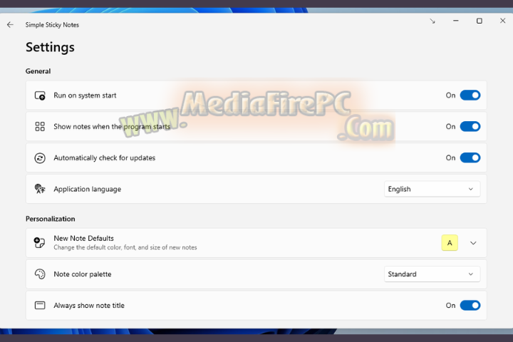 Simple Sticky Notes 2025 v6.8.5 free download
