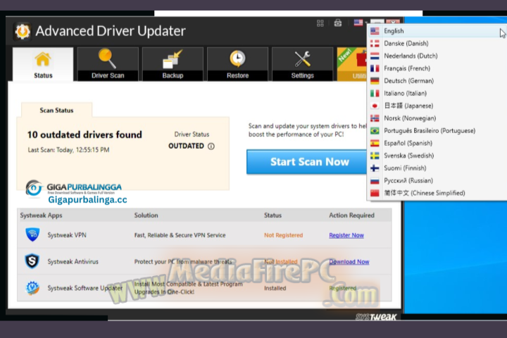 Systweak Advanced Driver Updater 2025 v4.6.1086.7222 free download